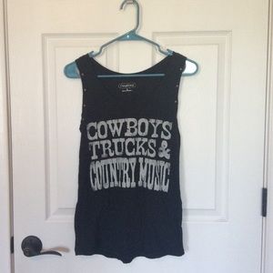 Black Graphic Tank (small)